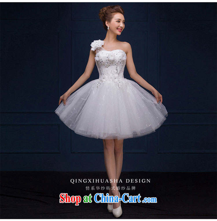 The china yarn 2015 new marriages wedding dresses dress short stylish small dress spring and summer female white XXL pictures, price, brand platters! Elections are good character, the national distribution, so why buy now enjoy more preferential! Health