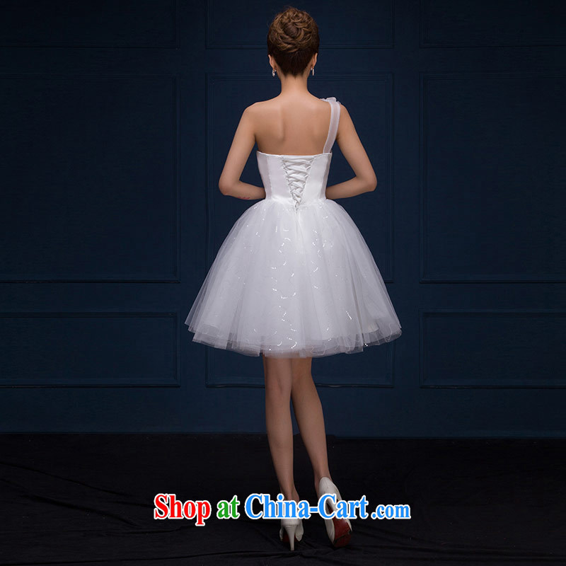 The china yarn 2015 new marriages wedding dresses dress short stylish small dress spring and summer female white XXL and china yarn, shopping on the Internet