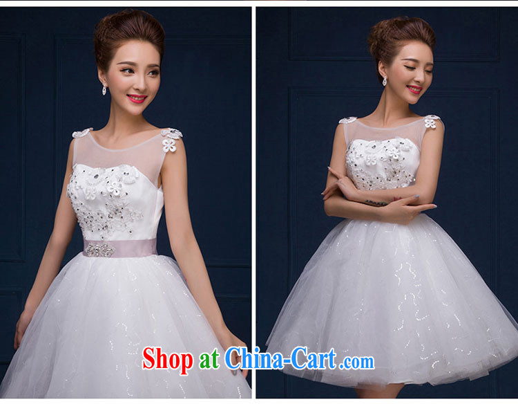 The china yarn 2015 new marriages wedding dresses dress short white field shoulder stylish evening dress Spring Summer girls white XXL pictures, price, brand platters! Elections are good character, the national distribution, so why buy now enjoy more preferential! Health
