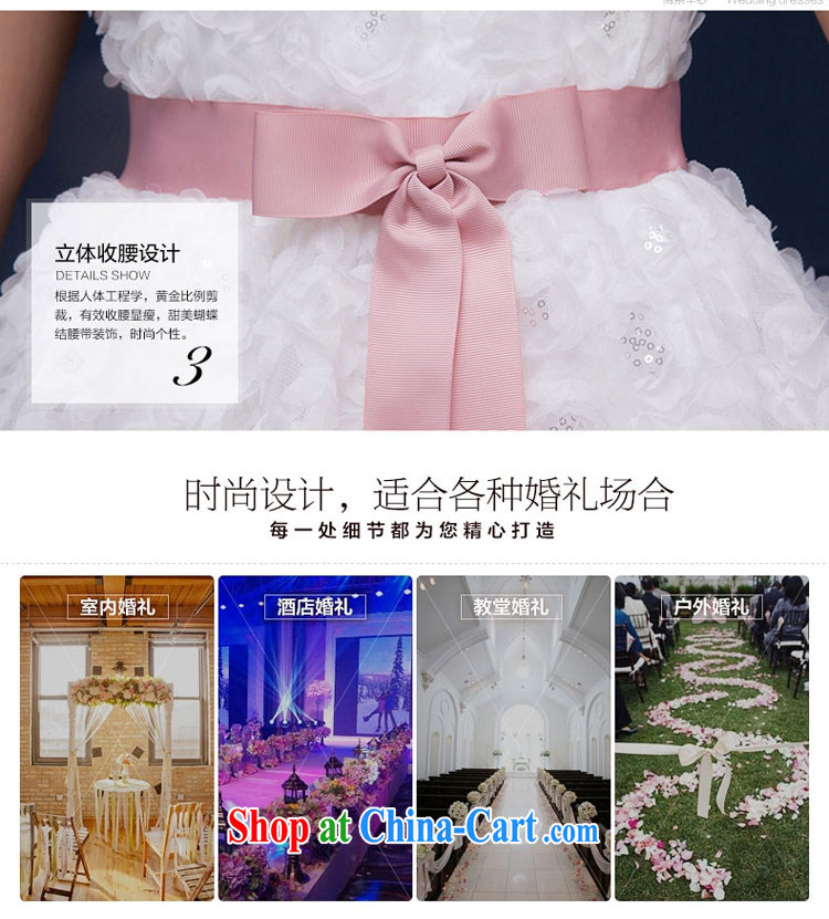 The china yarn 2015 new marriages, short wedding dresses and stylish wiped his chest floral dresses small dress spring and summer female white. size does not accept return pictures, price, brand platters! Elections are good character, the national distribution, so why buy now enjoy more preferential! Health