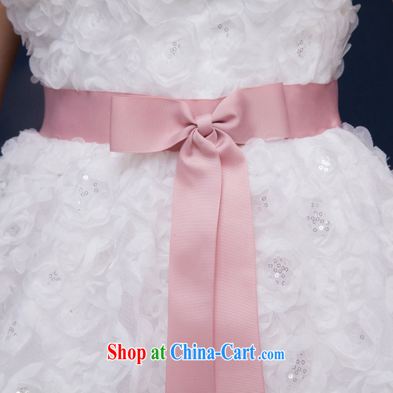 The china yarn 2015 new marriages, short wedding dresses and stylish wiped his chest floral dresses small dress spring and summer female white. size does not accept return and china yarn, shopping on the Internet