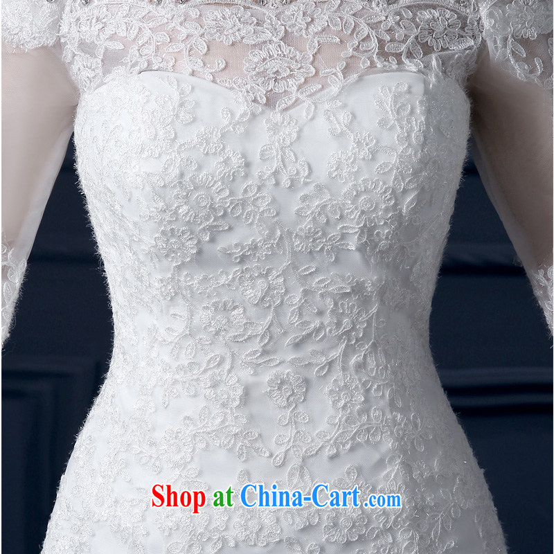 Yarn edge 100, wedding dresses 2015 new summer crowsfoot wedding a shoulder at Merlion cultivating small trailing bridal lace cuff in wedding minimalist straps graphics thin wedding white XL yarn edge 100, and shopping on the Internet
