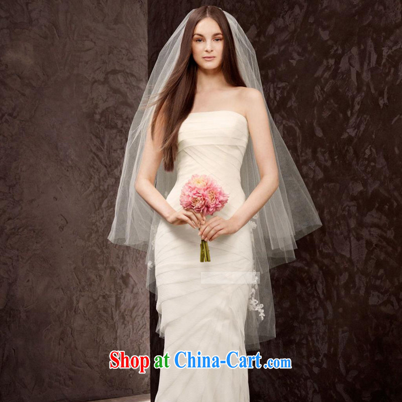 Bridal jewelry 2015 new accessories white head yarn bridal wedding dresses and stylish white veil and yarn White clothing, love, and shopping on the Internet