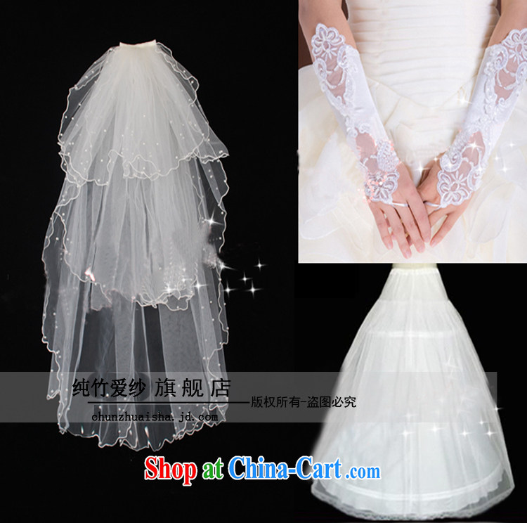 Pure bamboo yarn love wedding accessories 3 piece white head yarn gloves support skirt wedding 100 with ornaments wedding mandatory jewelry white pictures, price, brand platters! Elections are good character, the national distribution, so why buy now enjoy more preferential! Health