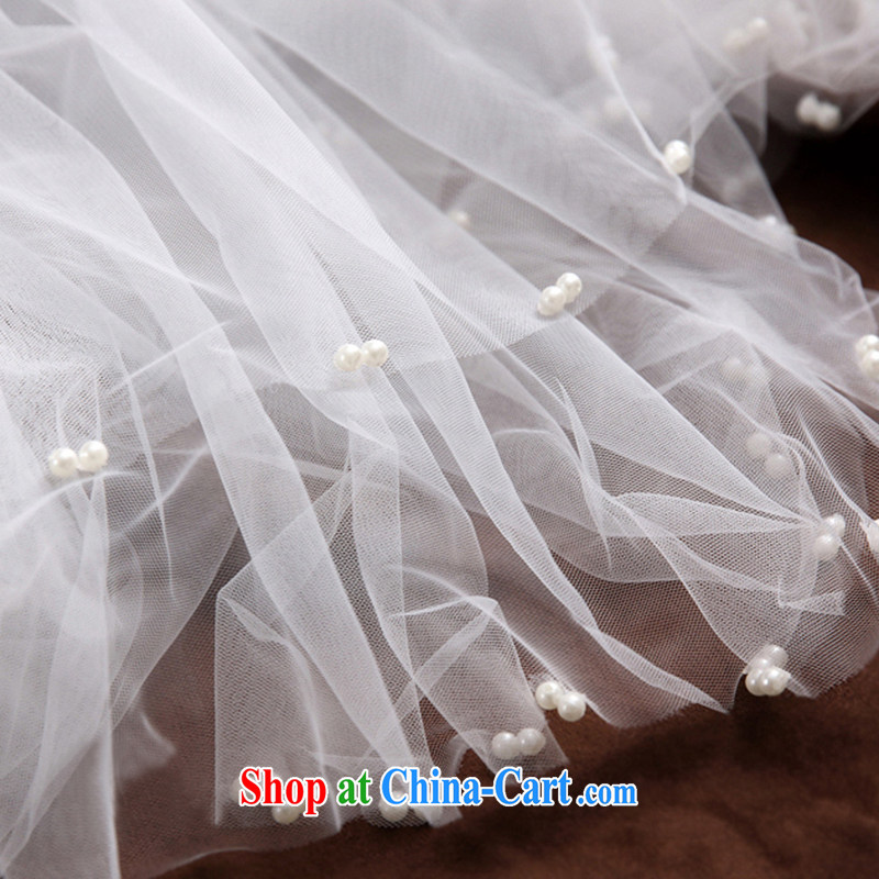 The yarn Pearl magic, white won, multi-tier wedding and yarn soft wedding dress with white clothing, love, and, on-line shopping