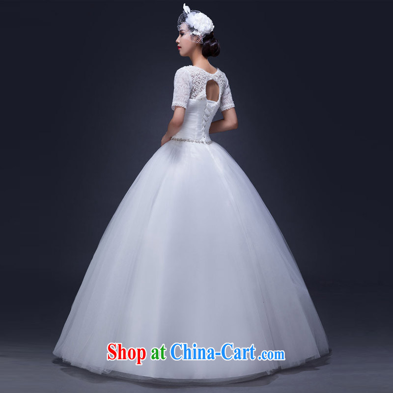 Snow Lotus wedding dresses new 2015 summer field shoulder with lace pregnant women the beauty code graphics thin marriages wedding white XL, snow Lotus (XUEBAOLIAN), online shopping