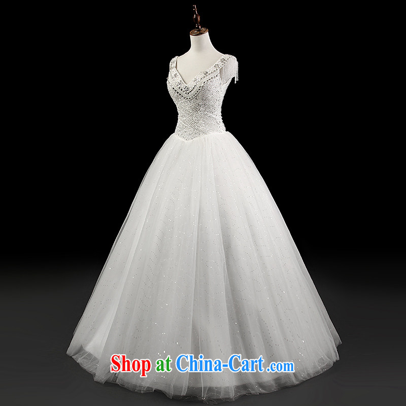 Love, Ms Audrey EU Yuet-mee, RobinIvy), Japan, and the ROK wedding dresses 2015 spring and summer new shoulders with diamond jewelry marriages H 34,561 white L, Paul love, Ms Audrey EU, and shopping on the Internet