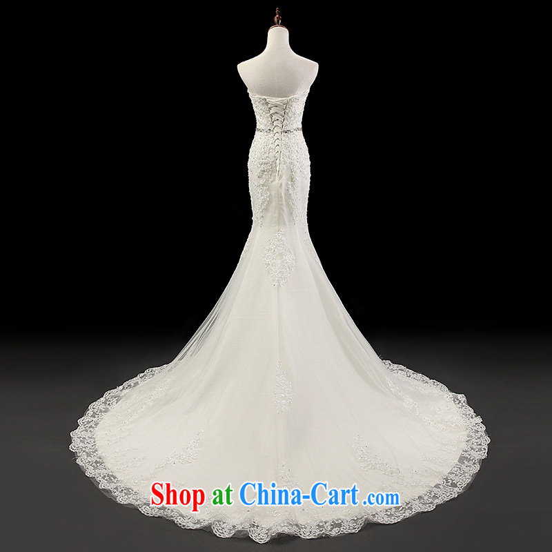 Love, Ms Audrey EU Yuet-mee, RobinIvy), Japan, and the ROK wedding dresses 2015 spring and summer new erase chest crowsfoot diamond tail marriages H 14,713 white XL, Paul love, Ms Audrey EU, and shopping on the Internet