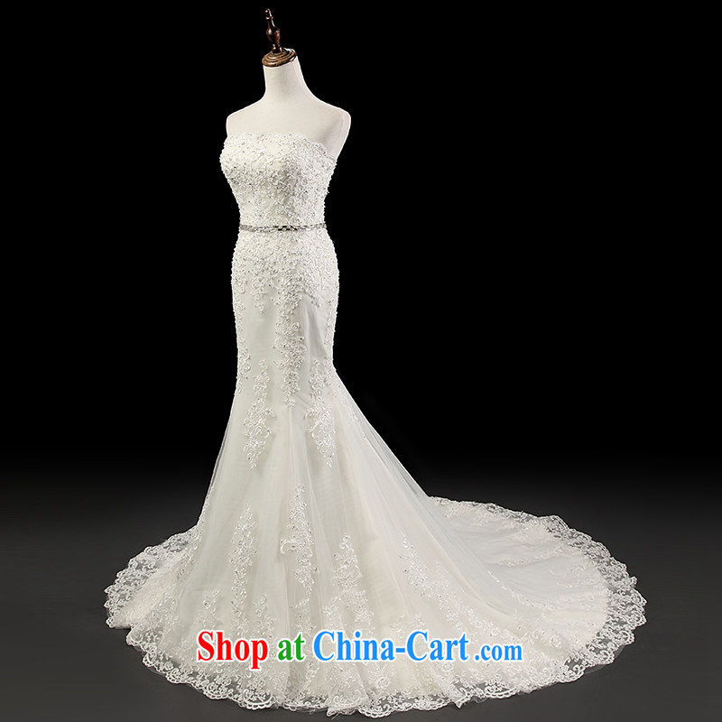 Love, Ms Audrey EU Yuet-mee, RobinIvy), Japan, and the ROK wedding dresses 2015 spring and summer new erase chest crowsfoot diamond tail marriages H 14,713 white XL, Paul love, Ms Audrey EU, and shopping on the Internet