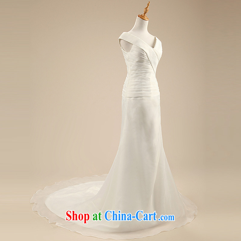 Love, Ms Audrey EU Yuet-mee, RobinIvy), Japan, and the Republic of Korea wedding dresses 2015 spring and summer new Korean shoulders crowsfoot tail marriages H 34,614 white XL, Paul love, Ms Audrey EU, and shopping on the Internet