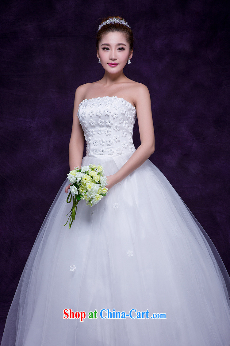 Optimize Hung-white yarn 2015 marriages wedding dresses with a waist sweet simple wedding white yarn DM 5105 white are code pictures, price, brand platters! Elections are good character, the national distribution, so why buy now enjoy more preferential! Health