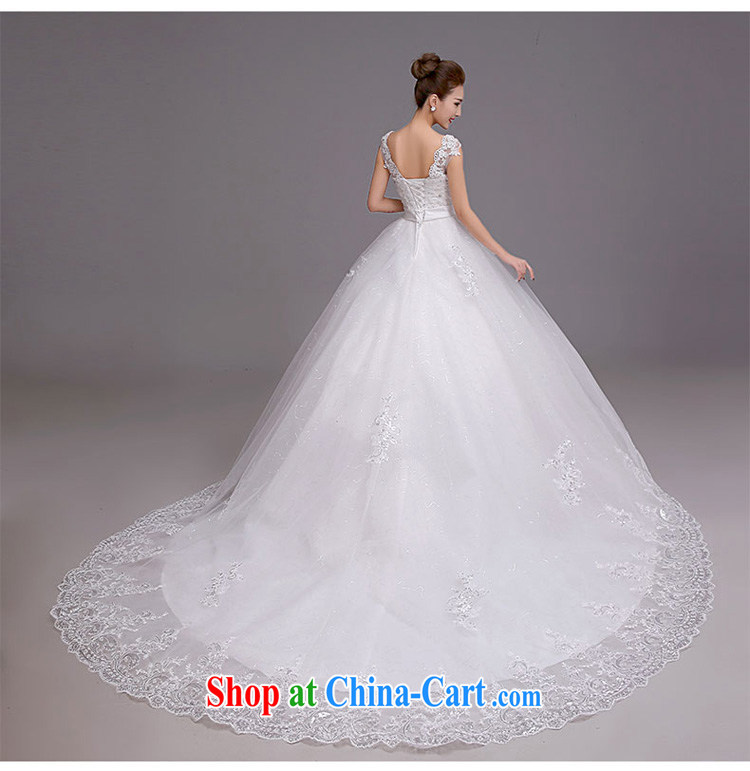 wedding dresses 2015 new summer Korean-style V-neck one shoulder long-tail bridal Wedding Fashion video thin wedding white with customizable is not to return the Oh pictures, price, brand platters! Elections are good character, the national distribution, so why buy now enjoy more preferential! Health