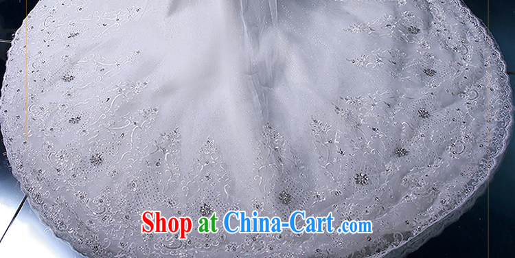 Holy, Connie wedding dresses 2015 summer water drilling erase chest A field dress, white graphics thin large number tail wedding dresses white M pictures, price, brand platters! Elections are good character, the national distribution, so why buy now enjoy more preferential! Health