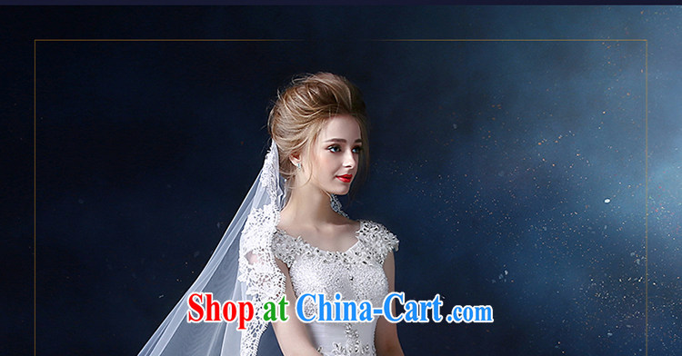 Holy, Connie wedding dresses 2015 new dual-shoulder bag shoulder wedding dresses lace round-collar high-end alignment to bind with the Code women Korean-style custom dress white M pictures, price, brand platters! Elections are good character, the national distribution, so why buy now enjoy more preferential! Health