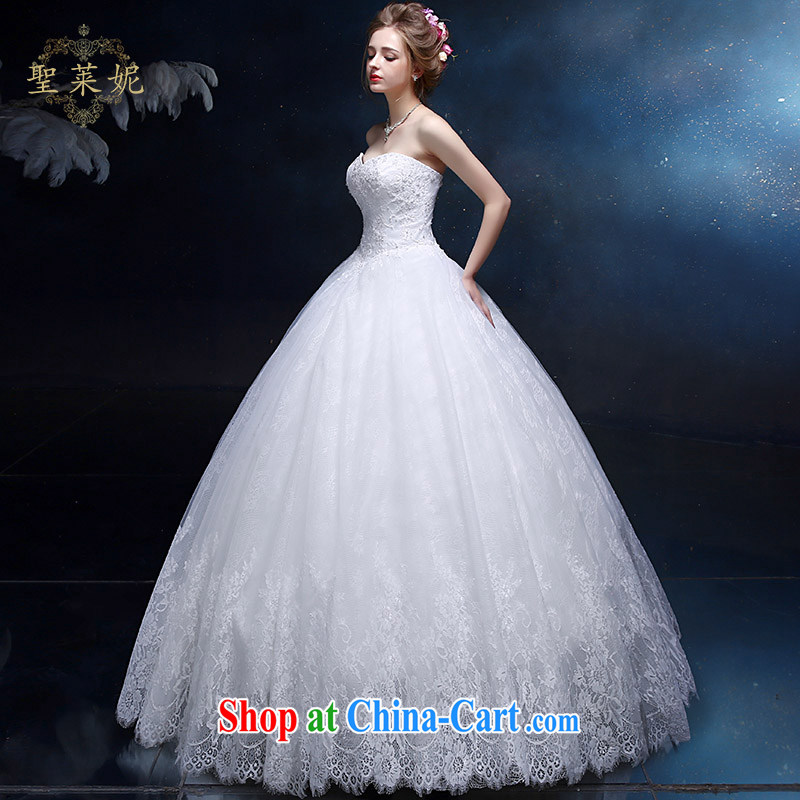 Holy, Connie wedding dresses 2015 new larger flowers shaggy dress marriage Ms. larger continental style bridal wedding dresses white M, holy, Connie (Sheng lai Ni), online shopping