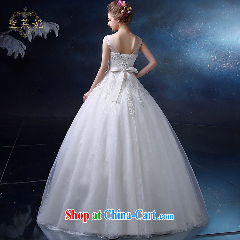 Holy, Connie wedding dresses 2015 summer new dual-shoulder the code high-waist graphics thin, white wedding dresses and stylish custom white M, holy, Connie (Sheng lai Ni), online shopping