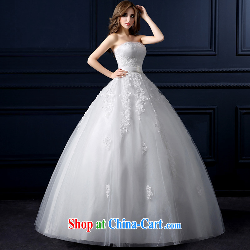 Yarn edge 100, wedding dresses new 2015 spring and summer wiped his chest wedding Korean lace straps with wedding bridal wedding video thin Princess shaggy dress stylish tail white tailor advanced customization, and yarn edge 100, and, on-line shopping