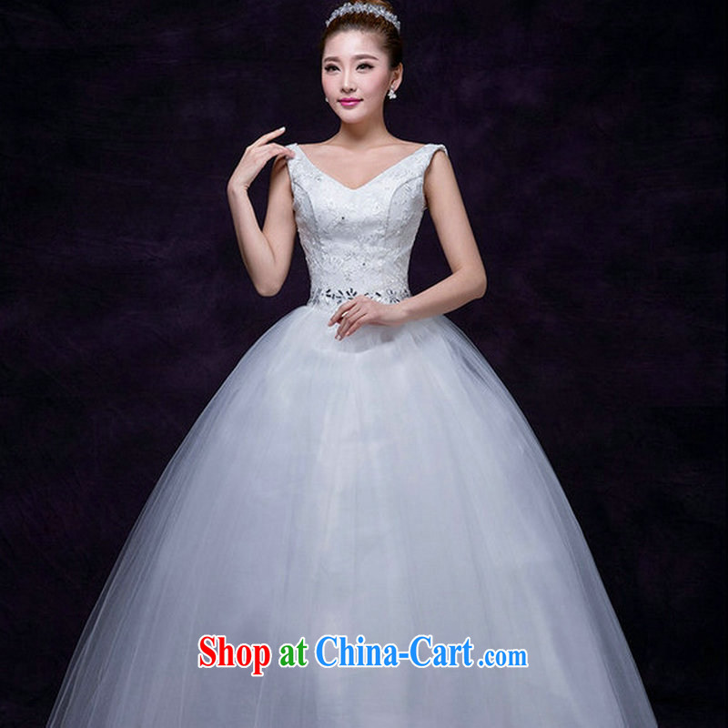 There are optimized color Kingfisher wedding dresses 2015 new Korean sweet shoulders with wedding bride video thin-waist skirt Princess DM 3103 white are code, yet also optimize their swords into plowshares, and shopping on the Internet
