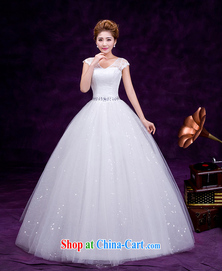 It is also optimized their wedding dresses new 2015 Deep V sexy lace wedding white beauty deluxe double-shoulder wedding dresses DM 3109 white L pictures, price, brand platters! Elections are good character, the national distribution, so why buy now enjoy more preferential! Health