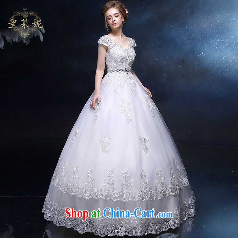 Holy, Connie wedding dresses 2015 New A Field dress elegant shoulders, the Marriage Code wedding dresses the minimalist graphics thin white M, holy, Connie (Sheng lai Ni), online shopping