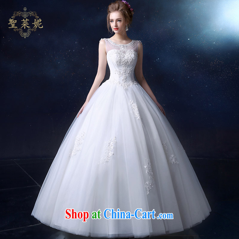 Holy, Connie wedding dresses 2015 spring and summer new Korean Format a Field shoulder with custom bridal graphics Thin women shoulders wedding white S, holy, Connie (Sheng lai Ni), and, on-line shopping