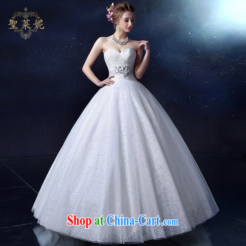Holy, Connie wedding dresses 2015 bridal sleeveless wedding dress, bare his chest to customize the code graphics thin wedding dress Palace white M