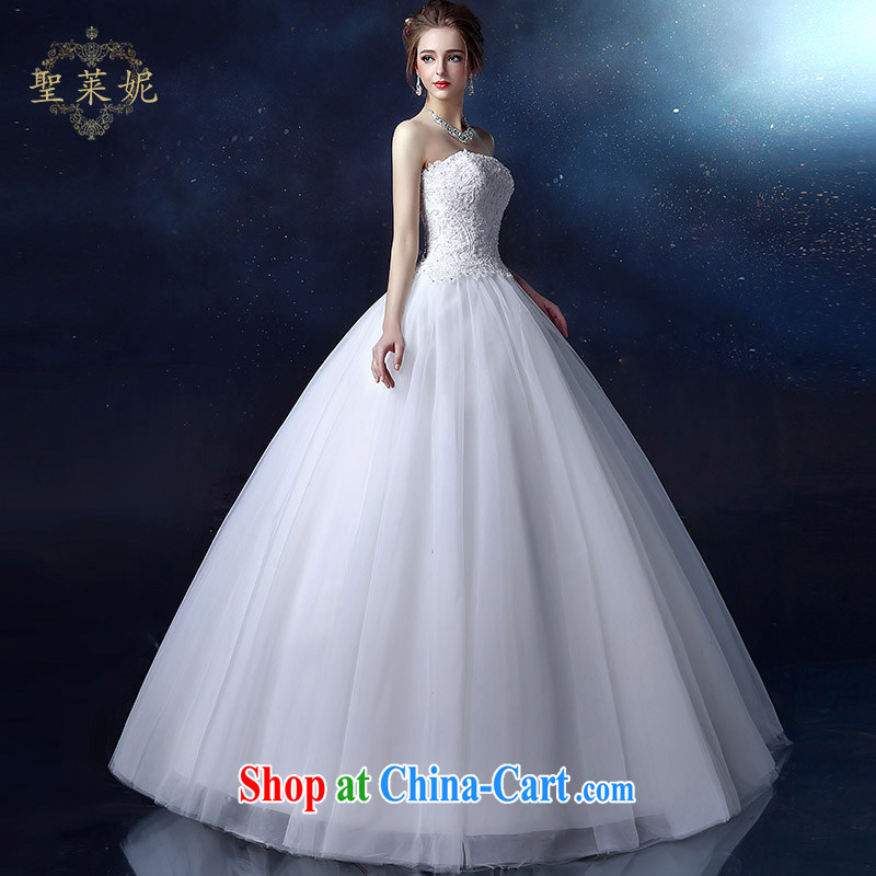 Holy, Connie wedding dresses Korean sweet Princess classic wiped his chest, marriages wedding dresses video thin, large, custom white XL, holy, Connie (Sheng lai Ni), online shopping
