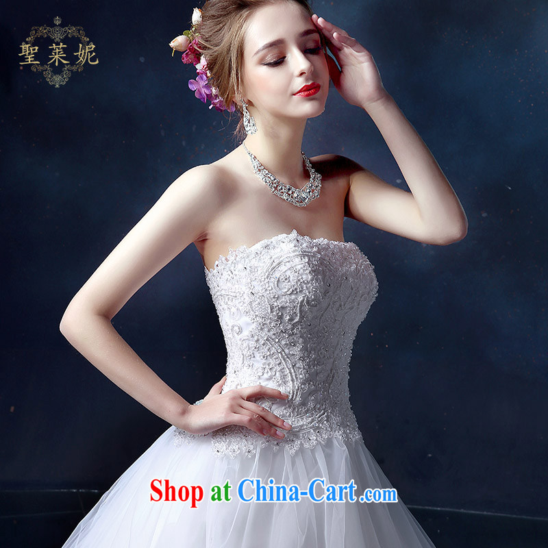 Holy, Connie wedding dresses Korean sweet Princess classic wiped his chest, marriages wedding dresses video thin, large, custom white XL, holy, Connie (Sheng lai Ni), online shopping