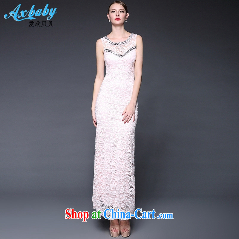 Love Yan Babe (AxBaby) summer dress 2015 manually staple Pearl aura of Yuan beauty dress dresses W 0159 toner color codes, love welcomes Abebe Bikila (Axbaby), online shopping