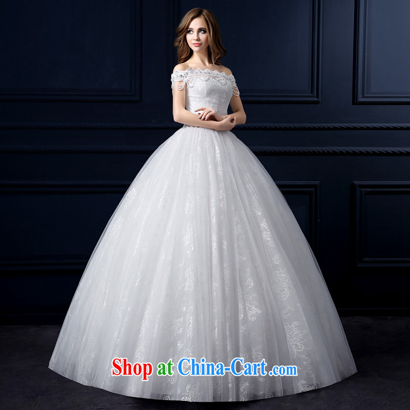 Yarn edge 100, wedding 2015 New Field shoulder wedding Korean lace with wedding bridal sweet wedding dresses larger beauty graphics thin smears chest tail shaggy skirts white tailor advanced customization, yarn edge 100, and shopping on the Internet