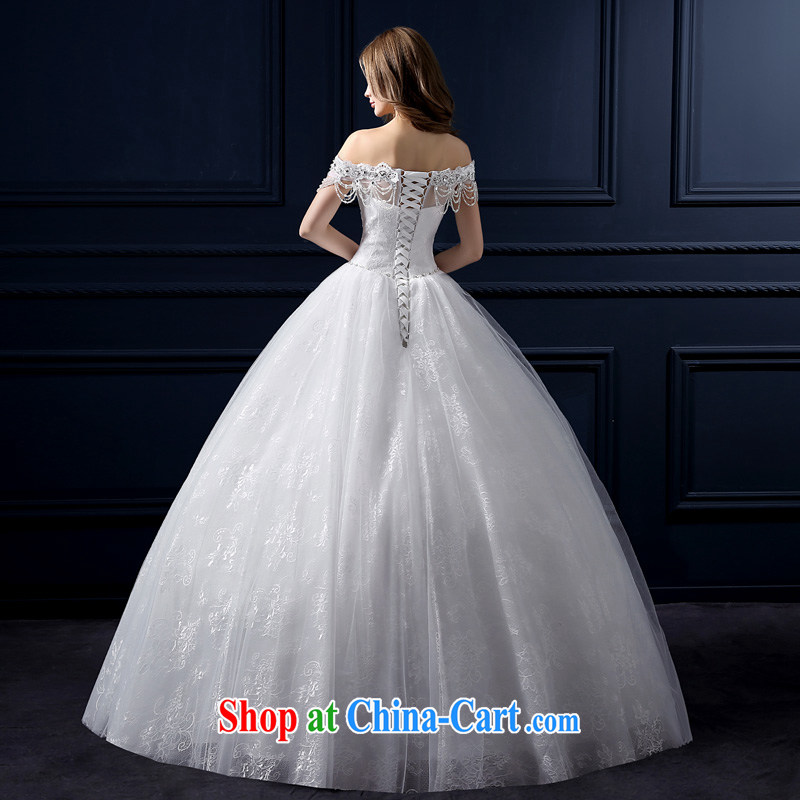 Yarn edge 100, wedding 2015 New Field shoulder wedding Korean lace with wedding bridal sweet wedding dresses larger beauty graphics thin smears chest tail shaggy skirts white tailor advanced customization, yarn edge 100, and shopping on the Internet
