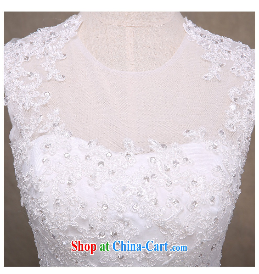 The beautiful yarn a shoulder-tail wedding 2015 new products with beauty and stylish double shoulder strap lace beauty in Europe wedding photo building photography factory direct white customizable pictures, price, brand platters! Elections are good character, the national distribution, so why buy now enjoy more preferential! Health