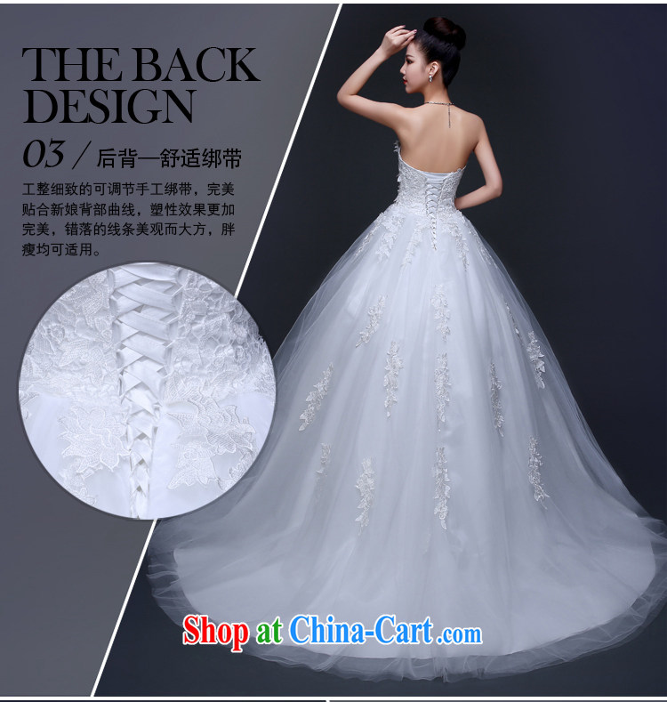 Pure bamboo wedding dresses new 2015 red white long-tail marriage bridal lace bare chest wedding beauty spring and summer white XXXL pictures, price, brand platters! Elections are good character, the national distribution, so why buy now enjoy more preferential! Health