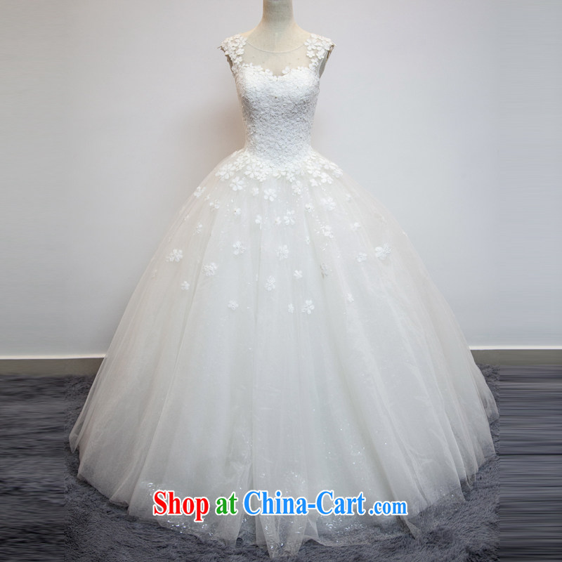 Yi love is wedding dresses 2015 new Korean brides field package shoulder lace spring and summer bridal lace Princess graphics thin beauty with shaggy dress girls white M clothing, love, and shopping on the Internet
