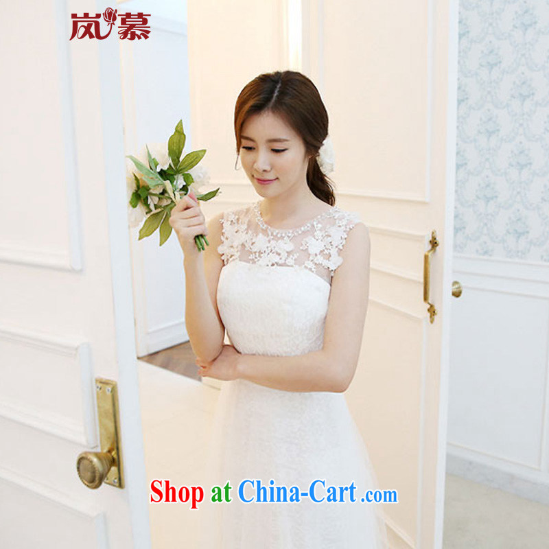Sponsors The New 2015 original design a field shoulder cultivating soft Web lace with style bridal wedding white XL (chest 95/waist 79, sponsors, and shopping on the Internet