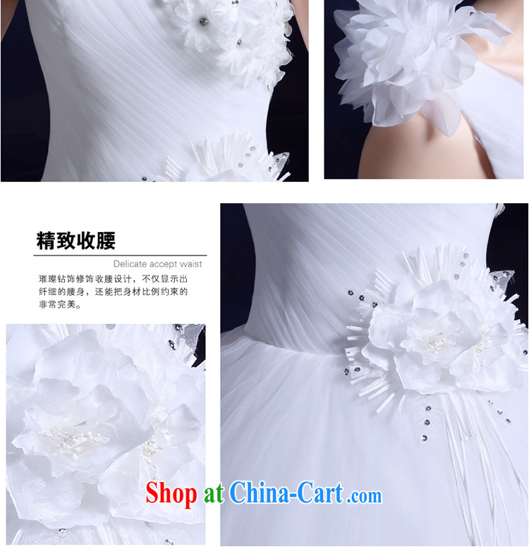2015 summer wedding dresses bridal wedding dress with simplicity, Japan, and the ROK is the single shoulder flowers hunsha white 2XL pictures, price, brand platters! Elections are good character, the national distribution, so why buy now enjoy more preferential! Health