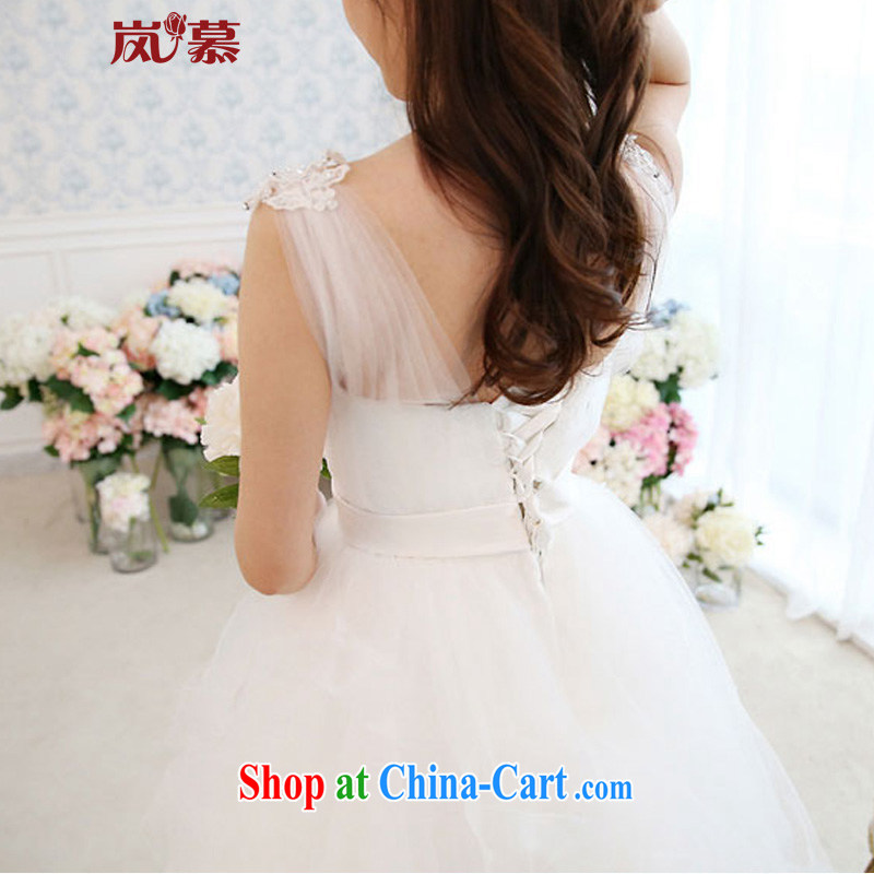 Sponsors The New 2015 original design double-shoulder the shaggy dress with multi-storey stylish skirt with bridal wedding white XL (chest 95/waist 79, sponsors, and shopping on the Internet