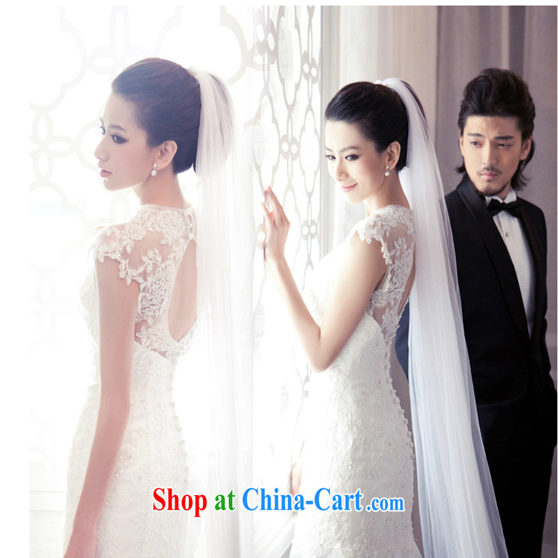 White first into some Korean-style lace bridal married women, graphics thin crowsfoot long-tail wedding dresses 2015 new white tailored contact customer service, white first to about, and shopping on the Internet