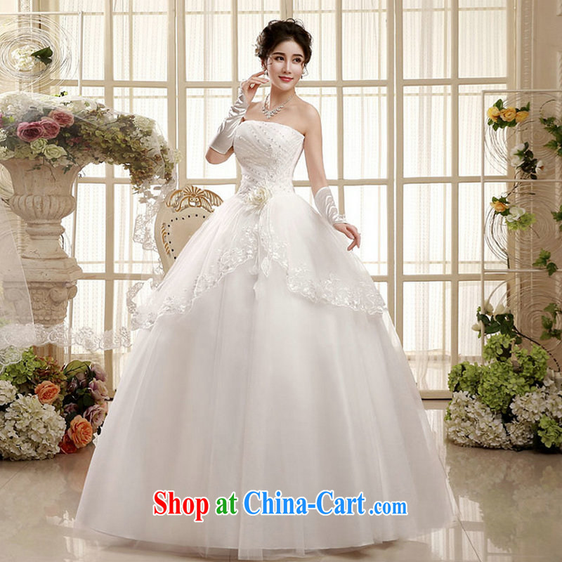 It is also optimized their swords into plowshares wedding dresses new summer marriages Korean pregnant women wiped his chest, wedding video thin large code XS 1002 photo color XXL, Optimize color swords into plowshares, and shopping on the Internet