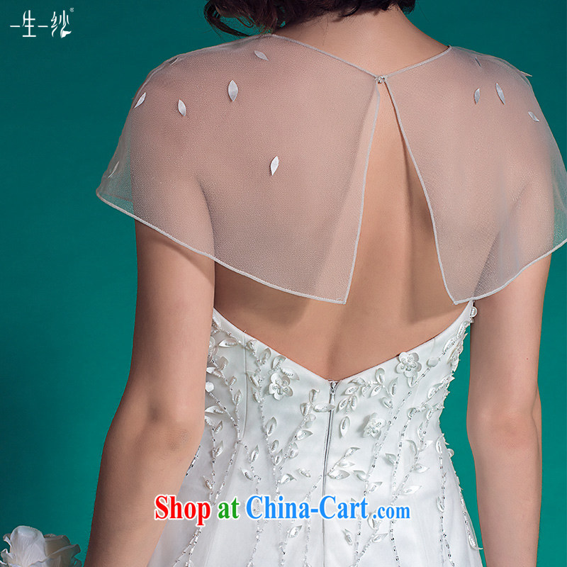 A yarn wedding dresses 2015 summer tail erase chest tail wedding removable Cape 401501349 white XXL code 30 days pre-sale, a yarn, shopping on the Internet