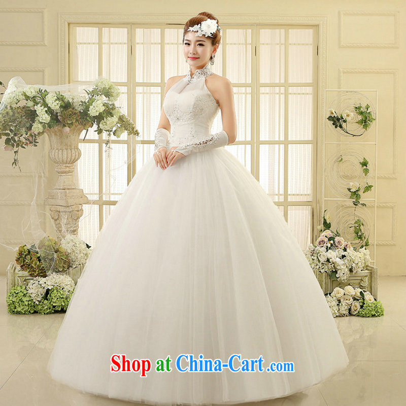 It is also optimized their wedding dresses new spring simple and stylish Korean-style with attached also wedding, Video thin beauty parquet drill summer XS1012M white XXL, yet also optimize their swords into plowshares, and shopping on the Internet