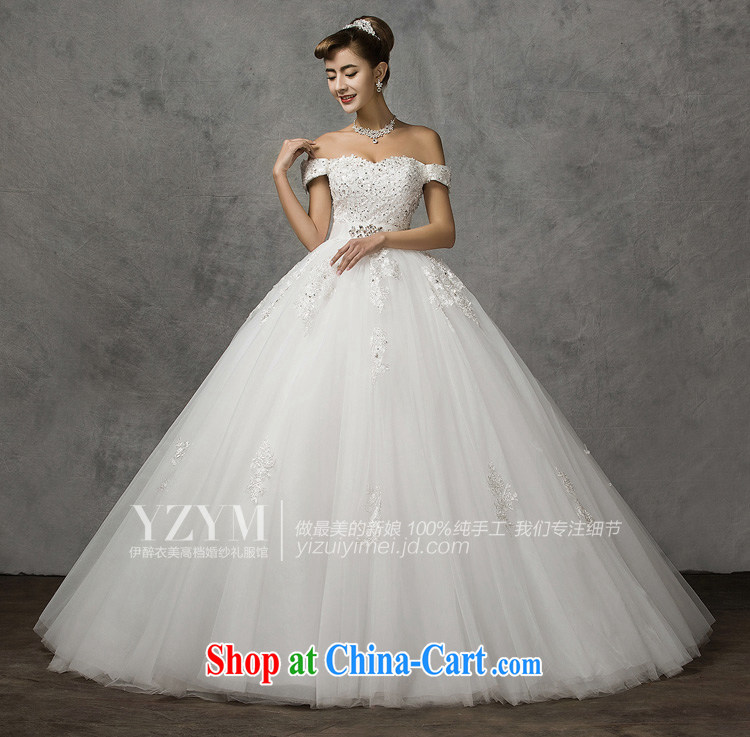 The drunken Yi Mei wedding dresses summer new 2015 bridal field shoulder with wedding romantic retro lace diamond luxury bridal wedding dresses white XL pictures, price, brand platters! Elections are good character, the national distribution, so why buy now enjoy more preferential! Health
