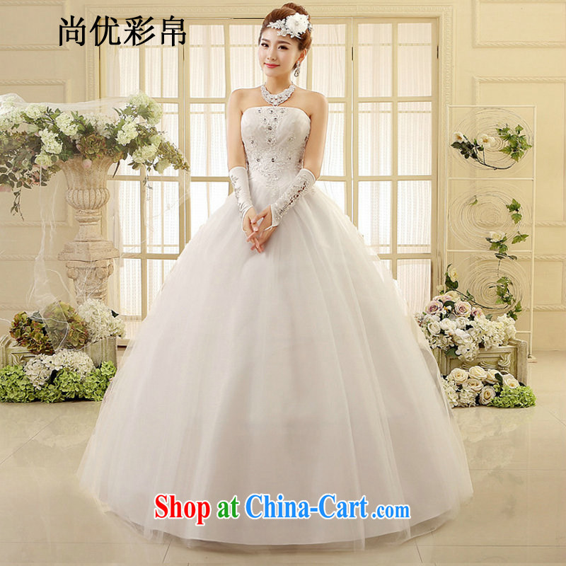 It is also optimized their swords into plowshares spring new wedding dresses bridal married Mary Magdalene chest lace high waist wedding with wedding summer 1013 XS white XXL