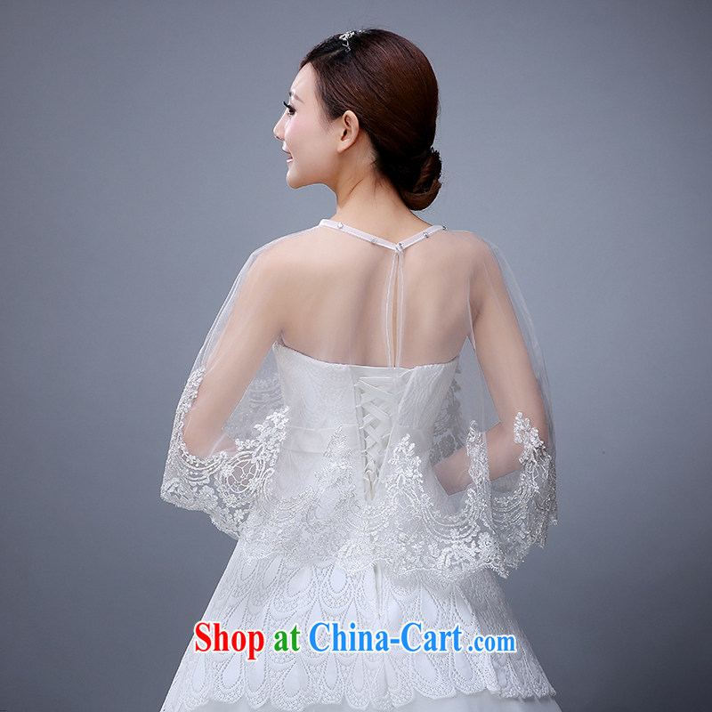 2015 new wedding lace shawls and lace the cloak shawls bridal wedding lace white wedding lace female white clothing, love, and, shopping on the Internet