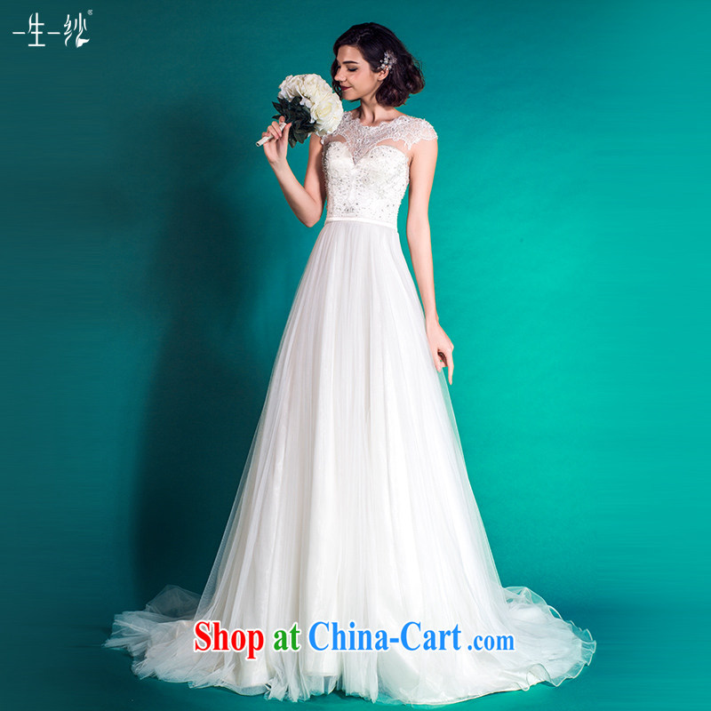 A yarn wedding summer tail wedding dresses Western heart-shaped Drain Back-store, with time-limited Shun Feng package mail 401501329 white XXL code 30 days pre-sale
