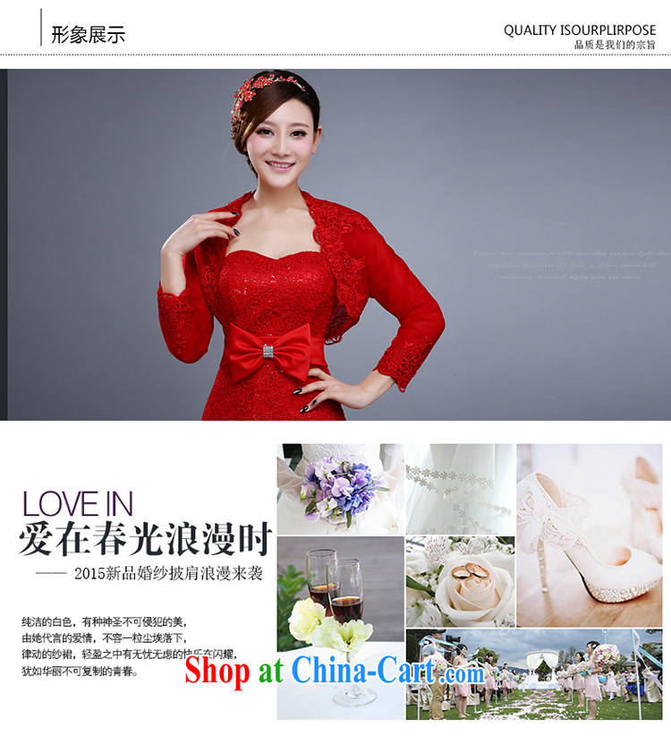 2015 new spring and summer wedding shawl bridal wedding dress, shawl bridal lace small jacket bridesmaid shawl red pictures, price, brand platters! Elections are good character, the national distribution, so why buy now enjoy more preferential! Health