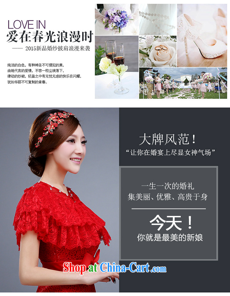 New 2015 summer bridal wedding lace shawl wedding dresses dresses with spring and summer red thin yarn shawl red pictures, price, brand platters! Elections are good character, the national distribution, so why buy now enjoy more preferential! Health