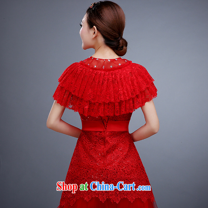 New 2015 summer bridal wedding lace shawl wedding dresses dresses with spring and summer red thin yarn shawl red clothing, love, and shopping on the Internet