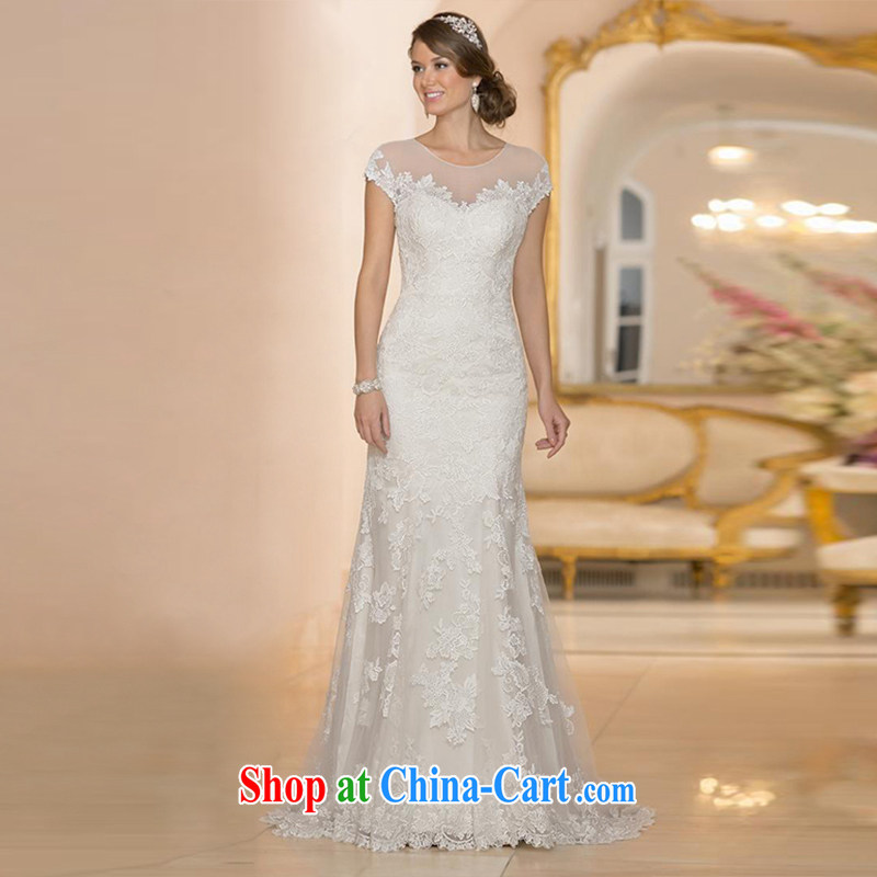 2015 spring and summer new marriage wedding dresses brides in Europe and America video thin beauty-tail lace crowsfoot wedding female white to make the $30 does not return, and love, and shopping on the Internet