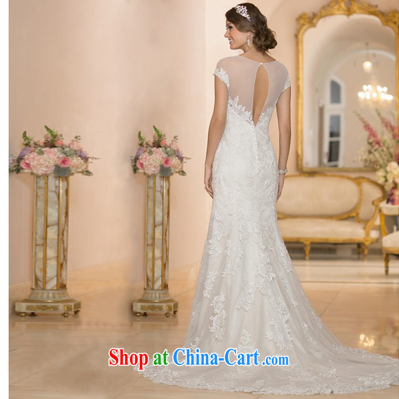 2015 spring and summer new marriage wedding dresses brides in Europe and America video thin beauty-tail lace crowsfoot wedding female white to make the $30 does not return, and love, and shopping on the Internet